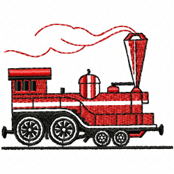 Trains Embroidery Design 12 Trains Embroidery Design 12